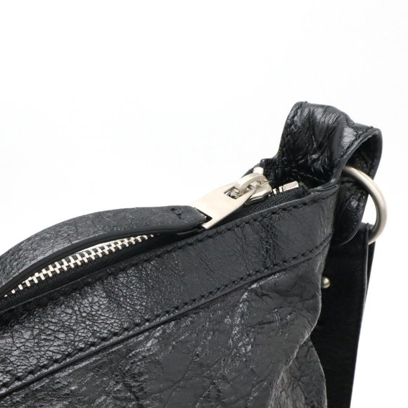 BALENCIAGA Classic Day Shoulder Bag Leather Black 340687 - Picture 5 of 9